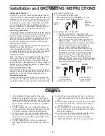 Предварительный просмотр 4 страницы Panasonic NE1257R - COMMERCIAL MICROWAVE OVEN Operating Instructions Manual