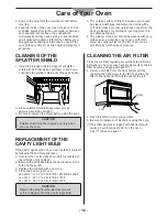 Preview for 16 page of Panasonic NE2157R - COMMERCIAL MICROWAVE OVEN Operating Instructions Manual