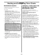 Preview for 19 page of Panasonic NE2157R - COMMERCIAL MICROWAVE OVEN Operating Instructions Manual