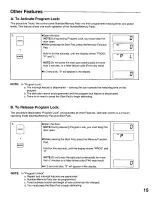 Preview for 15 page of Panasonic NEDF20G - COMMERCIAL MICROVEN Operating Instructions Manual