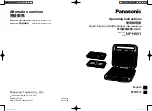 Panasonic NF-HW1 Operating Instructions Manual preview