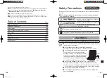 Preview for 2 page of Panasonic NF-HW1 Operating Instructions Manual