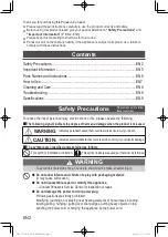 Preview for 2 page of Panasonic NF-N31A Operating Instructions Manual