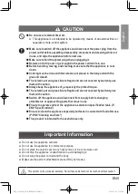 Preview for 5 page of Panasonic NF-N31A Operating Instructions Manual