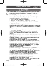 Предварительный просмотр 5 страницы Panasonic NF-N51AWRA Operating Instructions Manual