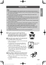 Preview for 8 page of Panasonic NF-N51AWRA Operating Instructions Manual
