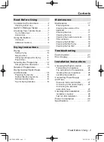 Preview for 3 page of Panasonic NH-P70G2 Operating Instructions & Installation Instructions