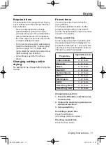 Предварительный просмотр 11 страницы Panasonic NH-P70G2WAU Operating Instructions & Installation Instructions