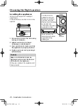 Предварительный просмотр 26 страницы Panasonic NH-P70G2WAU Operating Instructions & Installation Instructions