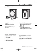 Предварительный просмотр 29 страницы Panasonic NH-P70G2WAU Operating Instructions & Installation Instructions