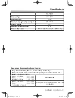 Preview for 31 page of Panasonic NH-P80G1 Operating Instructions & Installation Instructions