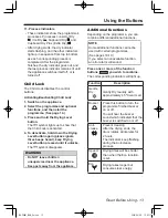 Предварительный просмотр 13 страницы Panasonic NHP8BH1 Operating Instructions & Installation Instructions