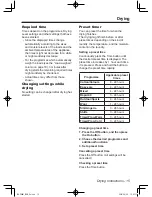 Предварительный просмотр 15 страницы Panasonic NHP8BH1 Operating Instructions & Installation Instructions