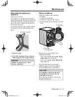 Предварительный просмотр 21 страницы Panasonic NHP8BH1 Operating Instructions & Installation Instructions