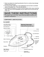 Preview for 4 page of Panasonic NI-A55NR Operating Instructions Manual