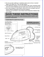 Preview for 4 page of Panasonic NI-C55SR Operating Instructions Manual