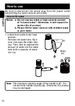 Preview for 16 page of Panasonic NI-GHF025 Operating Instructions Manual