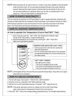 Preview for 7 page of Panasonic NI-L70SR - Steam Iron With Micro-Mist Spray Operating Instructions Manual