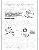 Preview for 21 page of Panasonic NI-L70SR - Steam Iron With Micro-Mist Spray Operating Instructions Manual