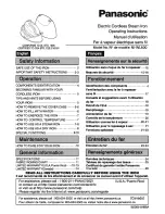 Preview for 1 page of Panasonic NI-WL600 Operating Instructions Manual