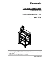 Preview for 1 page of Panasonic NM-EJW2A Operating Instructions Manual