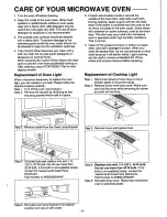 Preview for 13 page of Panasonic NN-2401 Operating Instructions Manual