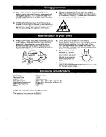 Preview for 5 page of Panasonic NN-3256 Operating Instructions & Cookery Book