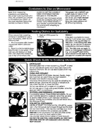 Preview for 12 page of Panasonic NN-3256 Operating Instructions & Cookery Book