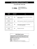 Preview for 17 page of Panasonic NN-3256 Operating Instructions & Cookery Book