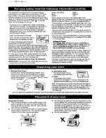 Preview for 4 page of Panasonic NN 3454 Operating Instructions & Cookery Book