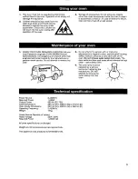 Preview for 5 page of Panasonic NN 3454 Operating Instructions & Cookery Book