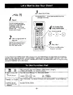 Preview for 10 page of Panasonic NN-3697 Operating Instructions Manual