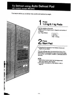 Предварительный просмотр 13 страницы Panasonic NN-5252 Operation Manual