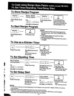 Предварительный просмотр 14 страницы Panasonic NN-5252 Operation Manual