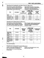 Предварительный просмотр 56 страницы Panasonic NN-5252 Operation Manual