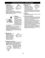 Preview for 5 page of Panasonic NN-5256 Operating Instructions Manual