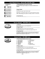 Preview for 15 page of Panasonic NN-5256 Operating Instructions Manual