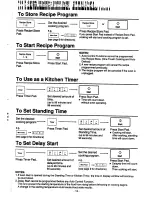 Preview for 13 page of Panasonic NN-5752 Operation Manual