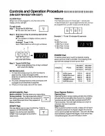 Preview for 6 page of Panasonic NN-6307 Operating Instructions Manual