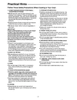 Предварительный просмотр 5 страницы Panasonic NN-6382 Operating Instructions Manual