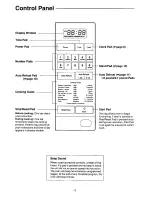 Предварительный просмотр 7 страницы Panasonic NN-6382 Operating Instructions Manual