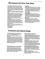 Preview for 6 page of Panasonic NN-6405 Operation Manual & Cookbook