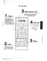 Preview for 11 page of Panasonic NN-6405 Operation Manual & Cookbook