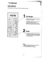 Preview for 16 page of Panasonic NN-6405 Operation Manual & Cookbook