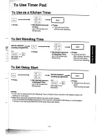 Preview for 23 page of Panasonic NN-6405 Operation Manual & Cookbook