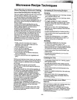 Preview for 28 page of Panasonic NN-6405 Operation Manual & Cookbook