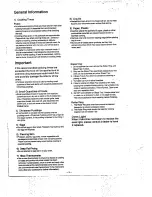 Preview for 3 page of Panasonic NN-6568 Operating Instructions Manual