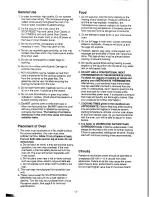 Preview for 3 page of Panasonic NN-7850 Operating Instructions Manual