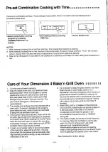 Preview for 14 page of Panasonic NN-8807 Operating Instructions Manual