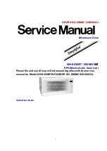 Panasonic NN-963WF Service Manual preview